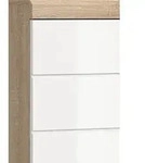 Xonox.Home Lambada Hochschrank 37x79 cm - Silber