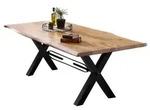 SIT M&ouml;bel Tables & Co Akazie Natur Tisch 180x90 cm - Antikschwarz