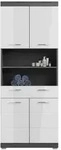 Xonox.Home Scout Hochschrank - Silber