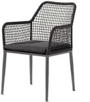 Sieger Malta Dining Sessel Aluminium/Eisengrau - Eisengrau