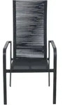 Siena Garden Carlton Dining Move Sessel Rope - Anthrazit