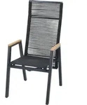 Siena Garden Bologna Dining Move Sessel Rope - Anthrazit