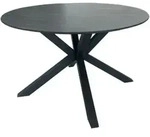 LC Garden Bari Garten Esstisch Rund 120cm Grau/Anthrazit