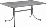MWH Universal Gartentisch Stahl Iron-Grey
