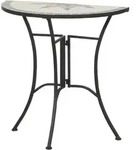 Siena Garden Stella Tisch 35,5x70x71 cm Keramik Stahl/Schwarz