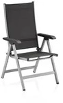 Kettler Basic Plus Multipositionssessel Aluminium/Outdoorgewebe - Silber