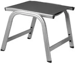 Kettler Basic Plus Hocker Aluminium/Outdoorgewebe - Silber
