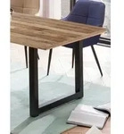 M&ouml;bilia Tisch mit w&auml;hlbaren Tischbeinen 240x77 cm U-Form