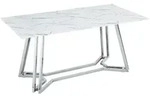 Salesfever Esstisch Marmoroptik 160x90