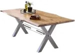 SIT M&ouml;bel Tables & Co Akazie Natur Tisch 180x90 cm - Antiksilber