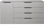 M&auml;usbacher Bonnie Sideboard 168x87x45 cm - Anthrazit matt