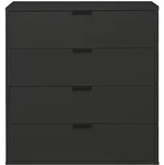 M&auml;usbacher Bonnie Kommode 81x87x45 cm - Anthrazit matt