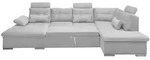 ED Lifestyle Medan U Sofa 3-teilig Holzwerkstoff/Nosag - Braun