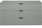 M&auml;usbacher Bonnie Kommode 119x67x45 cm - Anthrazit matt