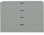 M&auml;usbacher Bonnie Kommode 119x87x45 cm - Anthrazit matt