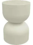 Fermob PIAPOLO Hocker aus Aluminium - Lehmgrau