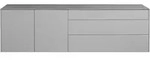 M&auml;usbacher Imola Lowboard Holzwerkstoff/Glas 217x63x42 cm
