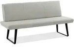 Niehoff Elba Vollpolsterbank Stahl Alpine Beige - Anthrazit
