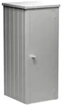Biohort Julia Terrassenschrank - silber-metallic