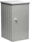 Biohort Julia Terrassenschrank - silber-metallic