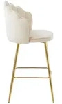 SalesFever Barhocker Muscheldesign 2er Set