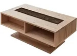 Wohn-Concept Donna Couchtisch Wildeiche Massivholz Bianco/Old Artisan 115x65 cm