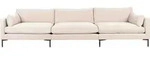 Zuiver Summer 4,5-Sitzer Sofa Stahl/Stoff Creme - Schwarz