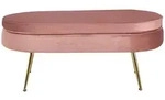 Salesfever Sitzpouf oval - gold