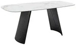 MCA Tobelo Esstisch 180x90 cm Keramik - Schwarz Matt