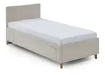 Meise M&ouml;bel Cool Polsterbett Holzfu&szlig; massiv eichefarbig - Braun