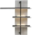 Wohn-Concept Como Wandregal Holzwerkstoff/Granit Steinfurnier Sahara Creme...