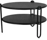 Brafab Blixt Loungetisch Aluminium rund