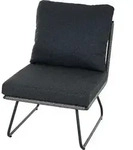 Siena Garden Kansas Loungesofa grau - Anthrazit