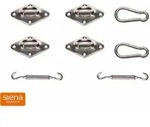 Siena Garden Solino Montageset f&uuml;r das quadratische Sonnensegel