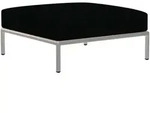 HOUE LEVEL Ottoman Hocker Aluminiumgestell - Muted White