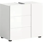 Xonox.Home Vira Waschbeckenunterschrank 30x193 cm - Schwarz