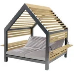 Royal Garden Deluxe Daybed Aluminium/Holz - Iron Grey