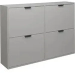 M&auml;usbacher Bonnie Schuhschrank 120x86x25 cm - Anthrazit matt