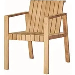 Jan Kurtz Manti Sessel Teak massiv natur - Natur
