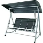 MWH Kedline Hollywoodschaukel Aluminium/Textilene - Silver