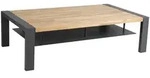 Brafab Amesdale Loungetisch Teak/Aluminium Anthrazit/Natur 140x80 cm