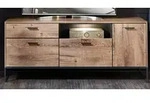 Wohn-Concept Manhattan Sideboard Holzwerkstoff/Metall Haveleiche Cognac/Graphit...