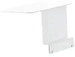 Sieger Lugo Lounge Seitentisch inkl. Aluminium - Wei&szlig;