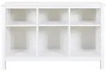 Inter Link Chilly Home Regal 6 F&auml;cher Massivholz Kiefer wei&szlig;