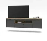 Wohn-Concept Evo Lowboard - Schwarz (Gleiter)