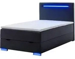 Meise M&ouml;bel Las Vegas II Boxspringbett Kunststofffu&szlig; mit LED/Kunstleder