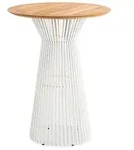 Niehoff Acore Stehtisch Teak/Aluminium &Oslash;80 cm