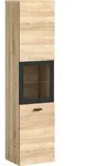 Xonox.Home Boston/Tampa Badschrank Eiche Sonoma - Schwarz
