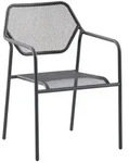 4er Set MWH Bruno Stapelstuhl Aluminium iron grey - Iron Grey