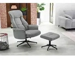 Pro.Com Eva Relaxsessel inkl. Hocker pulverbeschichtet